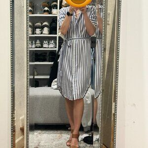 Rails Women's Size XS Belted Striped Dress